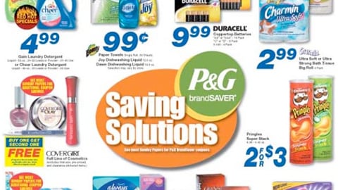 Rite Aid P&G 'Saving Solutions" Feature
